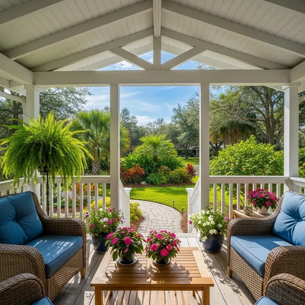 Eco-friendly wood and composite materials selected for a Nashville porch project