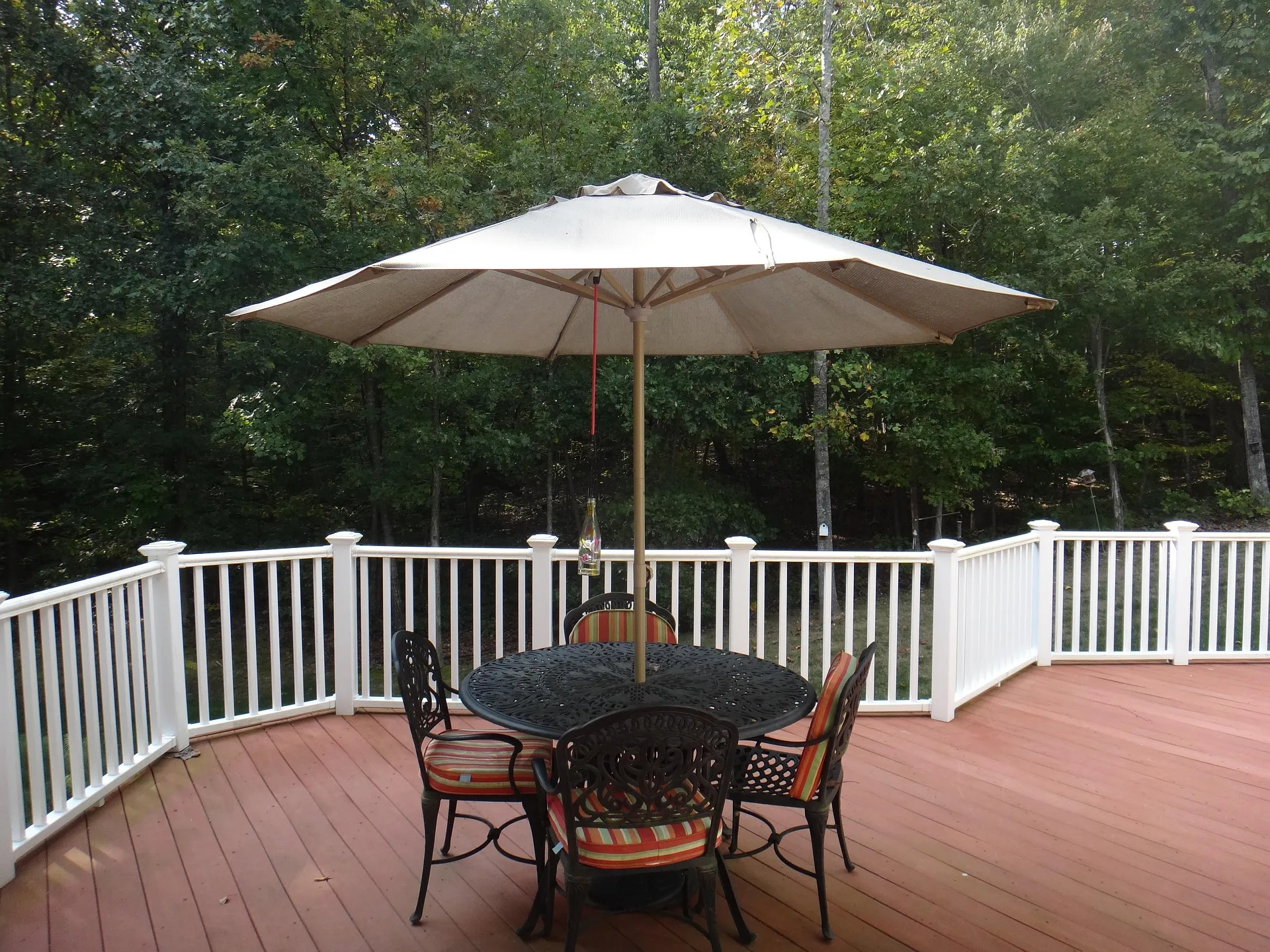 Professional Nashville deck builders constructing a custom residential deck